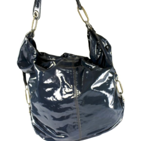 Lanvin Paris Padova Sac Oversized Handbag Leather bag Tote Hobo Subtle Patent - Picture 1 of 12